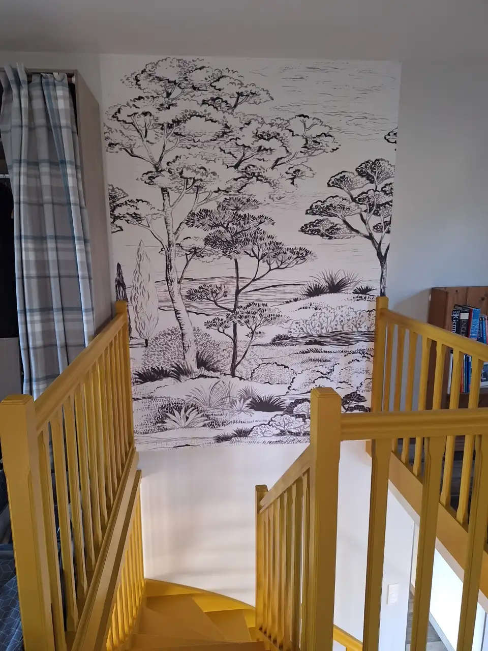 Revêtement mural décoratif posé par artisan Angers Sud